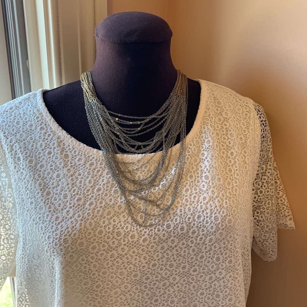 Express Gold and Silver Chain Necklace